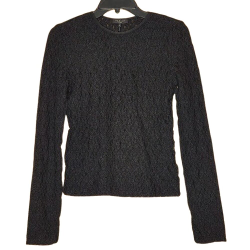 NWT Rag & Bone Women's Ellie Lace Long Sleeve Tee